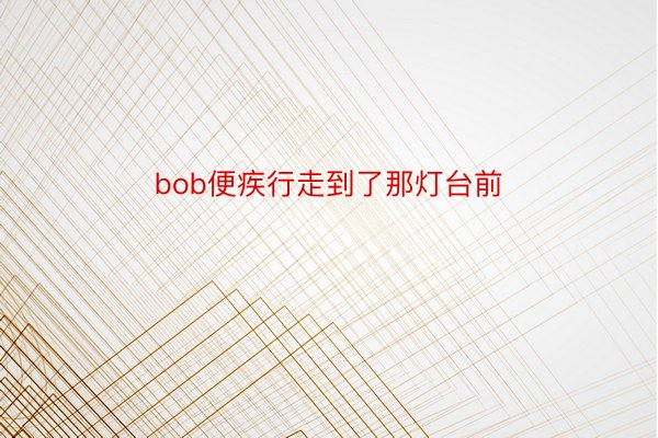 bob便疾行走到了那灯台前