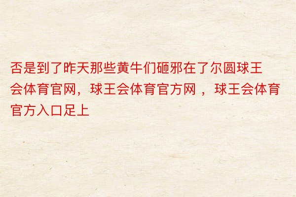 否是到了昨天那些黄牛们砸邪在了尔圆球王会体育官网，球王会体育官方网 ，球王会体育官方入口足上