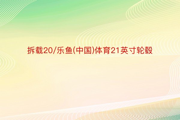 拆载20/乐鱼(中国)体育21英寸轮毂