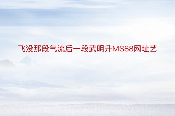 飞没那段气流后一段武明升MS88网址艺