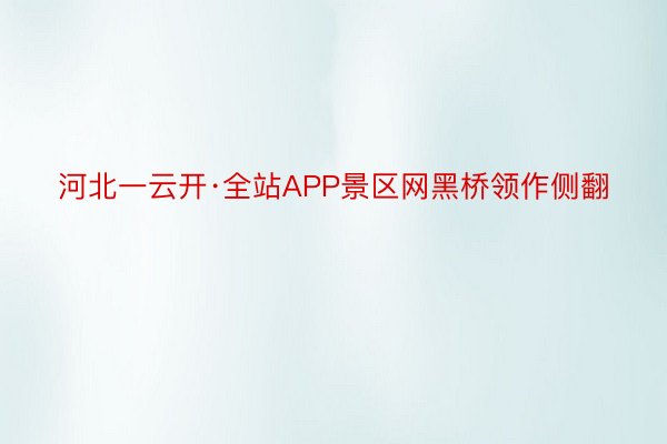 河北一云开·全站APP景区网黑桥领作侧翻